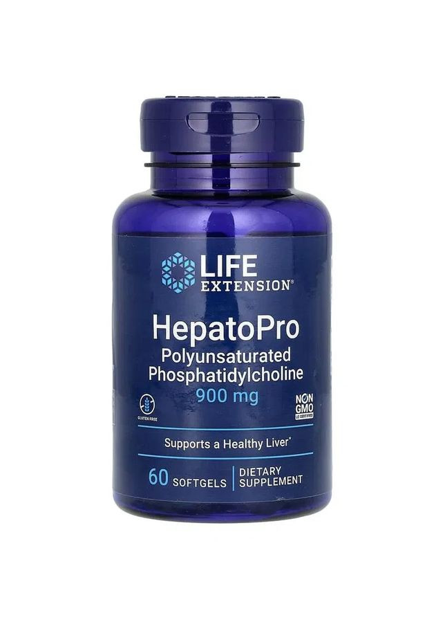 Фосфатидилхолин Hepatopro 900 мг 60 капсул Life Extension (361118222)