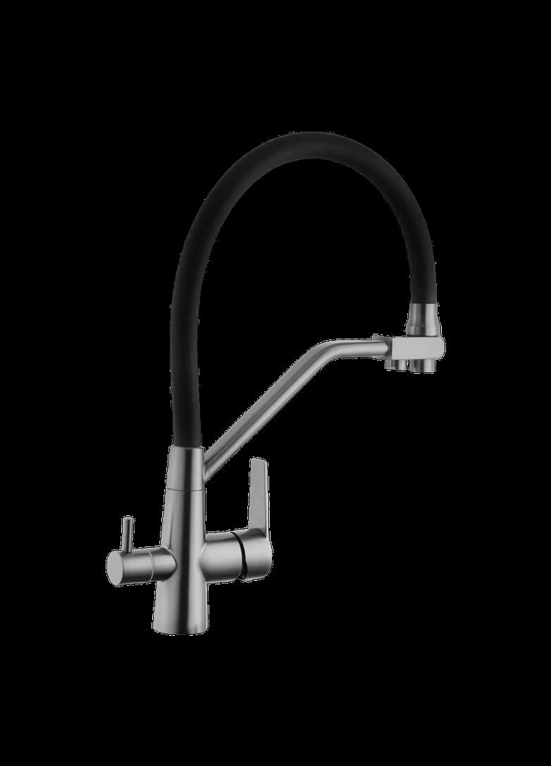 Комплект кухонної мийки Schwarze - 6350RHM PVD (3.0/1.0 мм) Kroner (336937038)