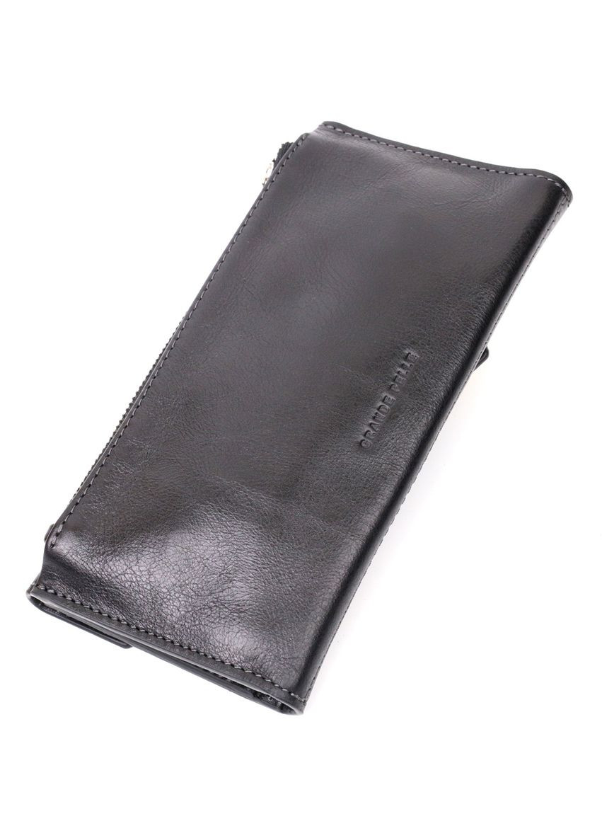 Стильный кошелек с монетницей снаружи из натуральной кожи 11646 Grande Pelle (329149490)