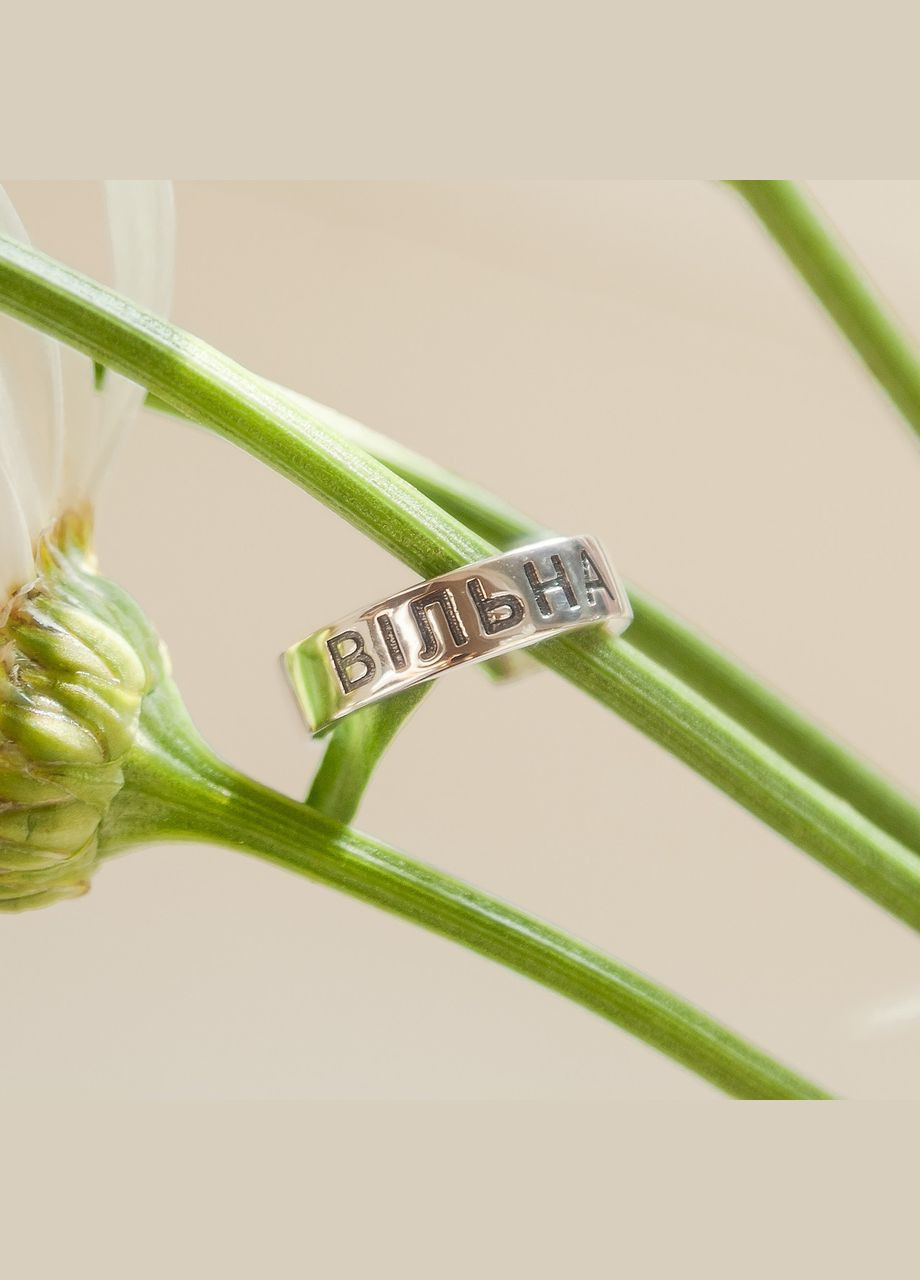 Срібна Каблучка ВІЛЬНА на фалангу з чорною емаллю та двома сердечками Каштан (342334738)