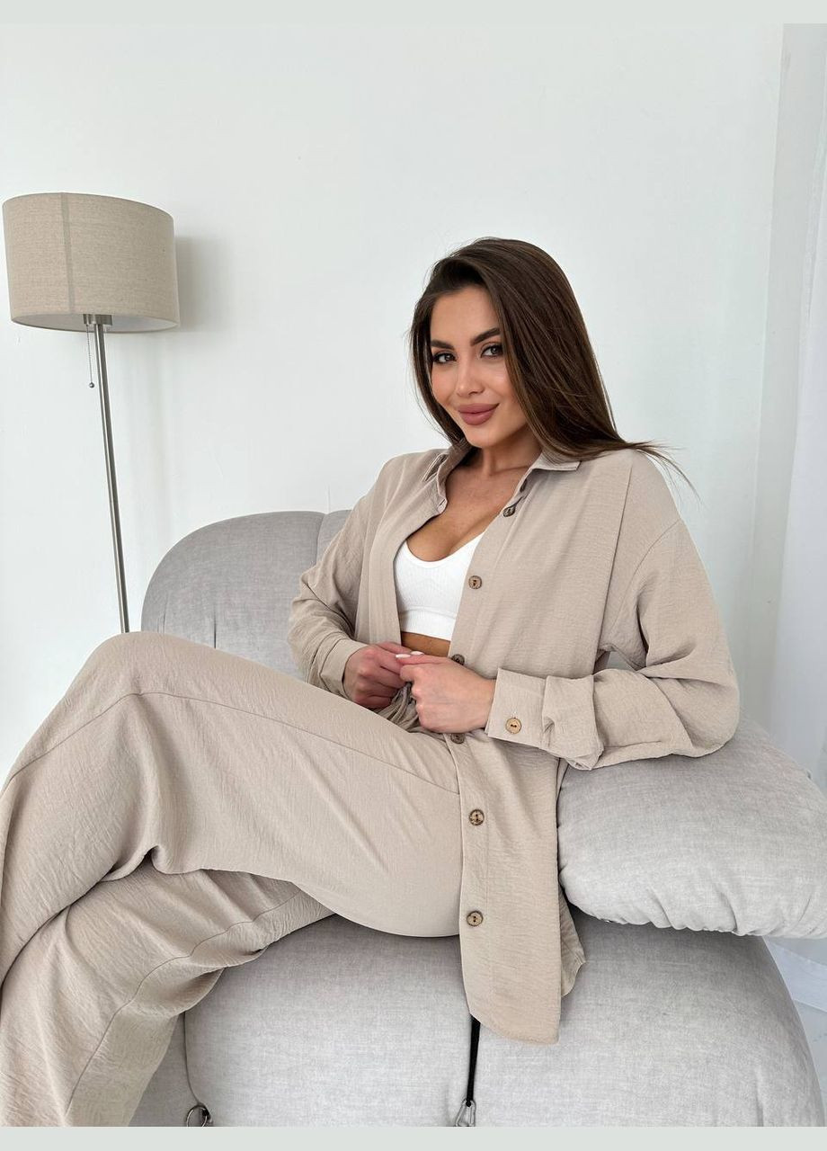 Женский однотонный костюм Україна (325404075)