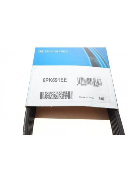 Реминь генератора MB Sprinter 3.0CDI 07- (+AC) 6PK691EE UA63 Dayco (366184947)