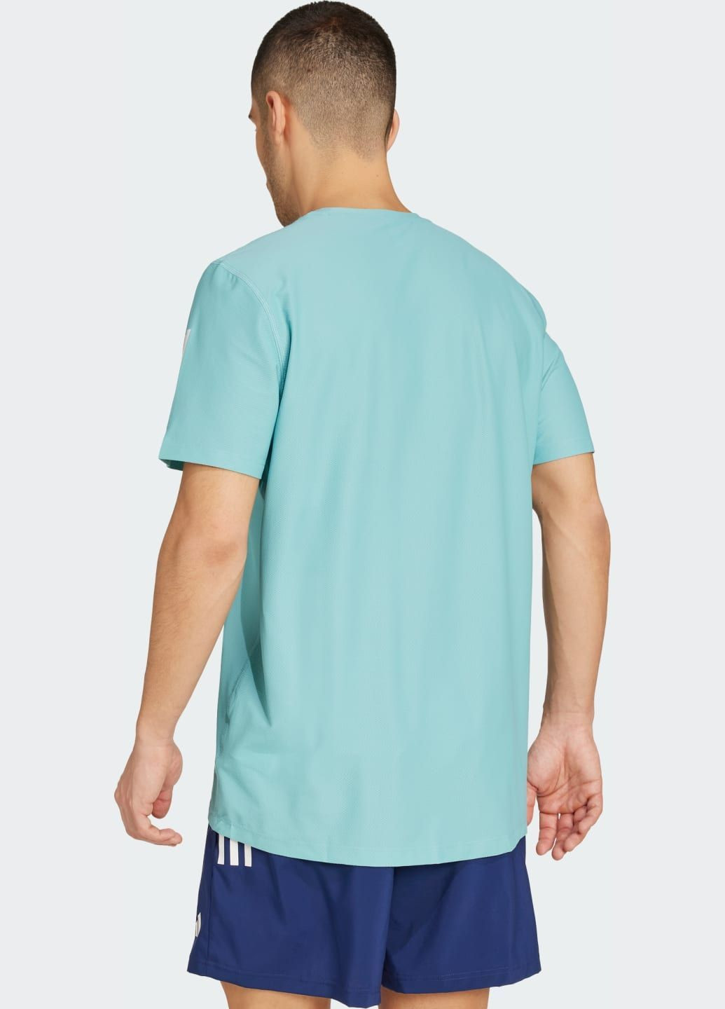 Бирюзовая футболка own the run adidas