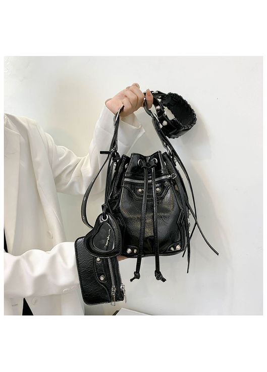 Жіноча сумка-мішок 10611 крос-боді з дзеркалом No Brand (349442149)