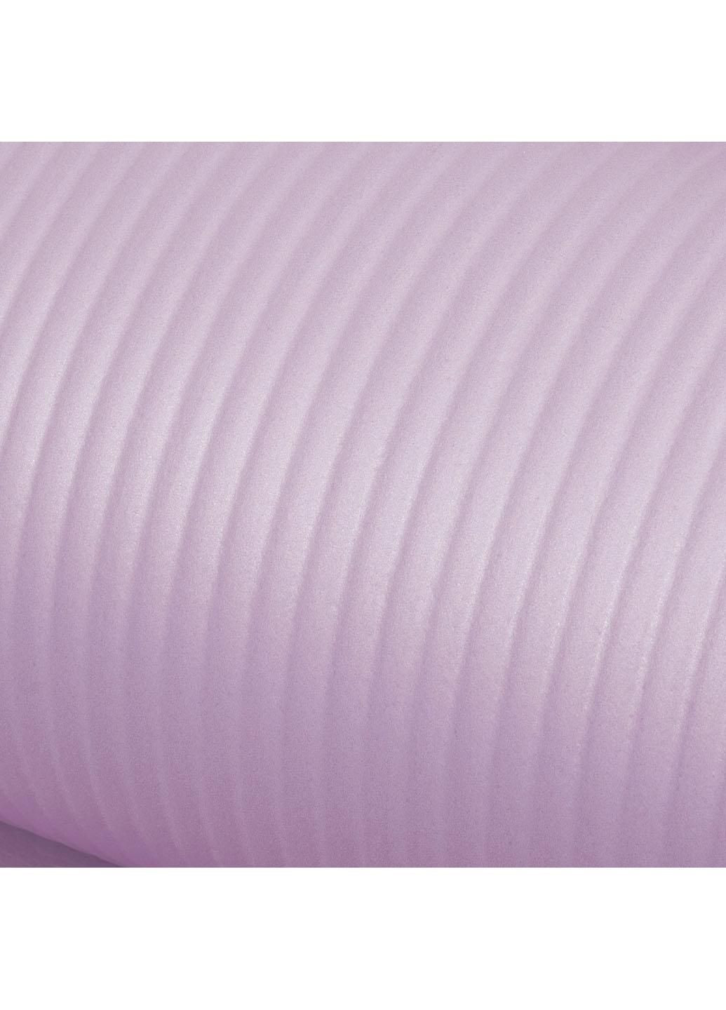 Коврик (мат) для йоги та фітнесу NBR 1 см YG0038 Purple Springos (280911283)