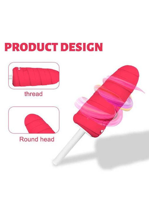 Вібратор "Морозиво" 10X Popsicle Vibrator USB Вібратори No Brand (370612055)