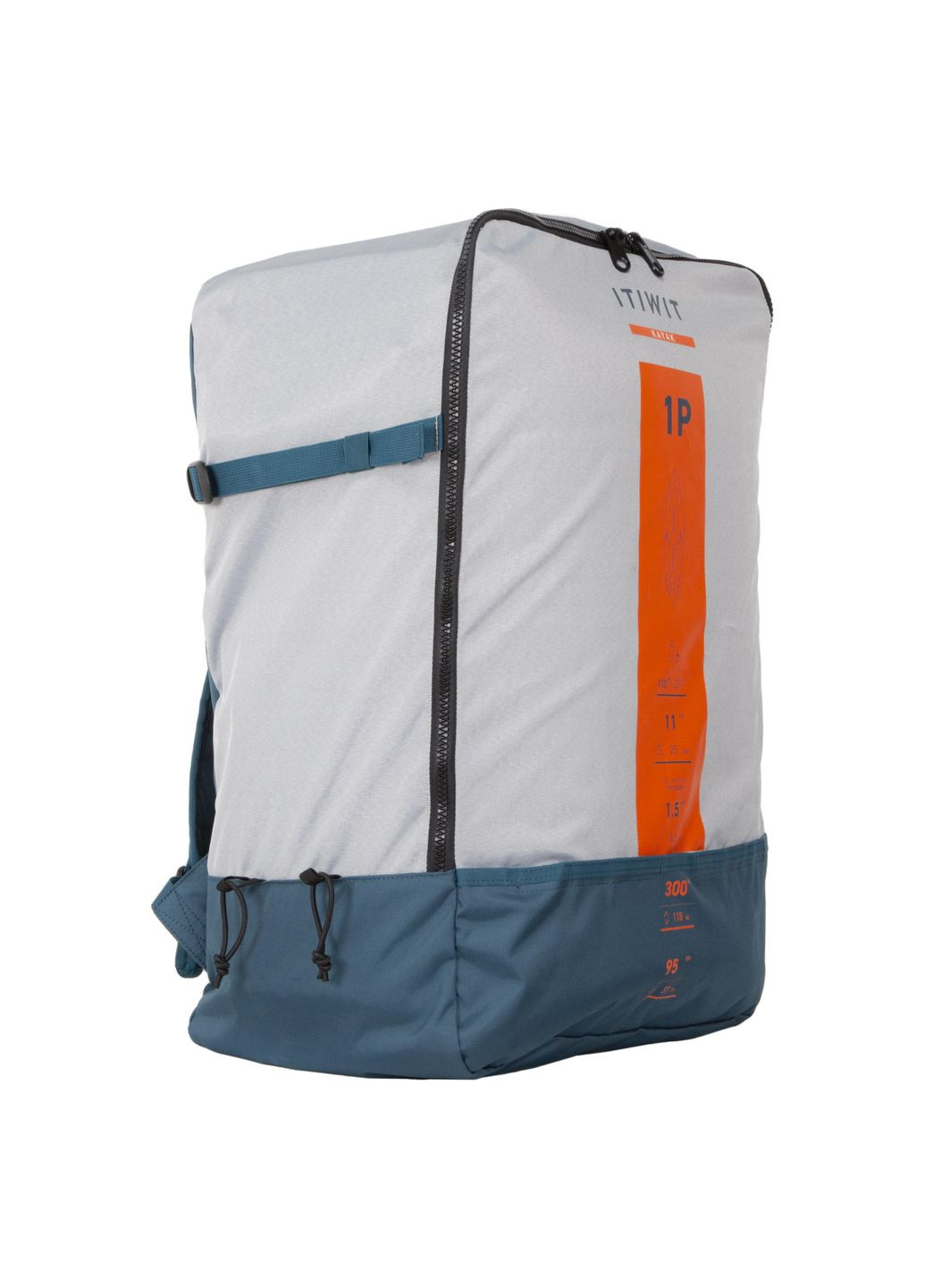 Надувной Туристический Каяк Одноместный 3 х 0,95 м Синий Itiwit (342966739)