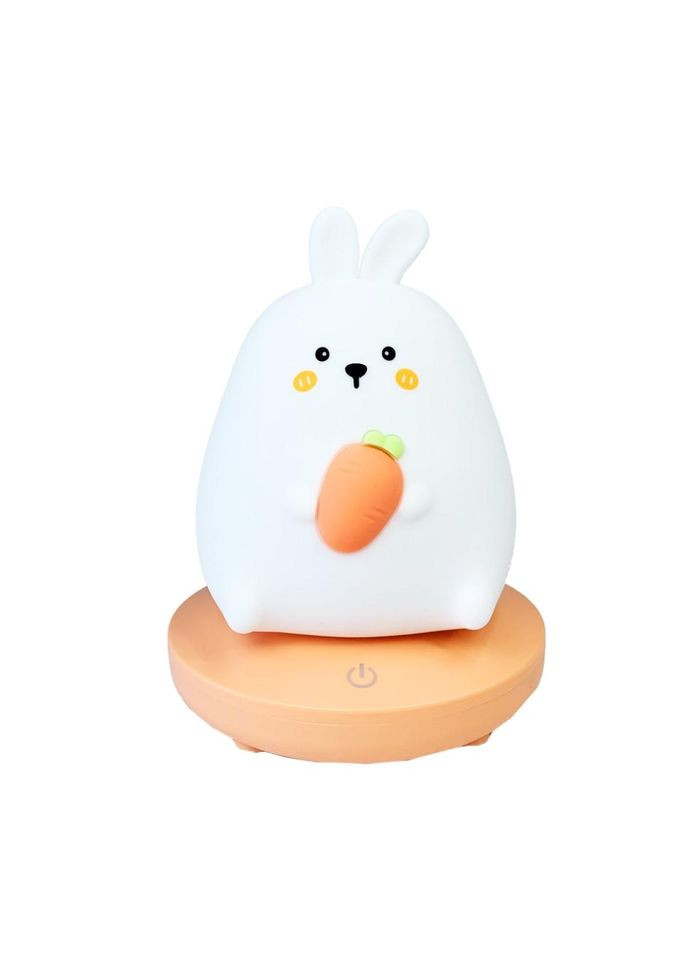 Ночник детский "Зайка с морковью" MGZ-1403 портативный, зарядка от USB No Brand (330602605)