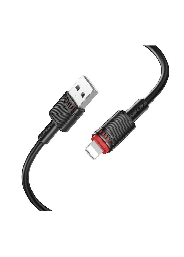 Зарядний кабель USB-Lightning для iPhone / Провід шнур юсб лайтнінг для зарядки айфона Apple пристроїв Borofone (360635979)