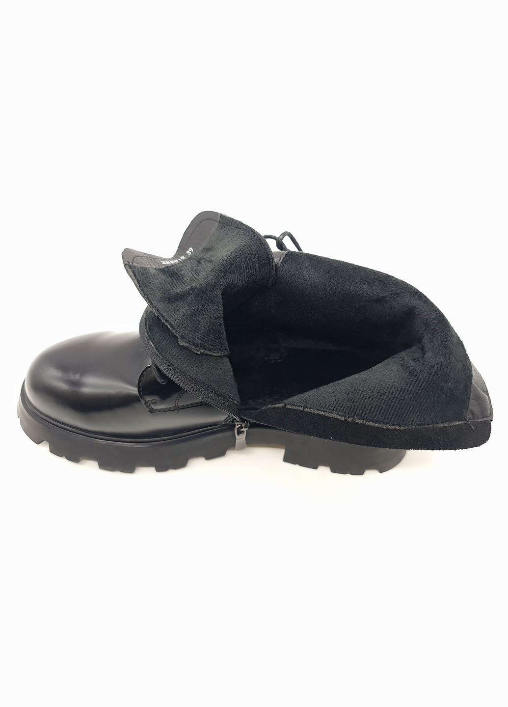 Жіночі черевики чорні шкіряні BV-13-10 24 см (р) Boss Victori (259299588)