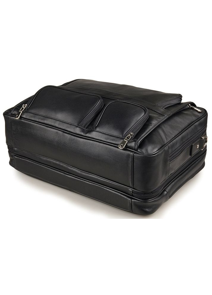 Сумка мужская через плечо кожаная 14379 Черный Vintage (302008933)