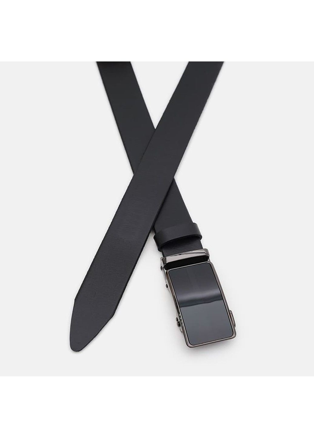 Мужской кожаный ремень 125v1genav40-black Borsa Leather (291683148)