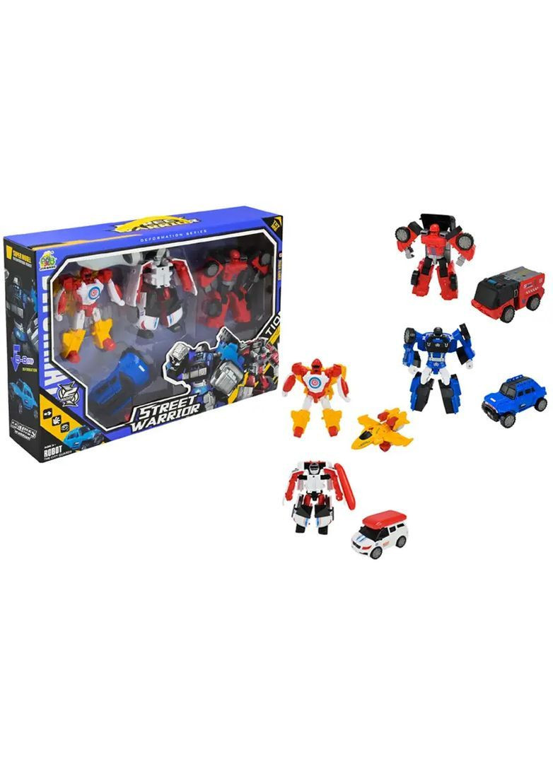 Набір трансформерів із пластику для дітей в асортименті 788-17Y Країна іграшок Хло7881 (370973352)