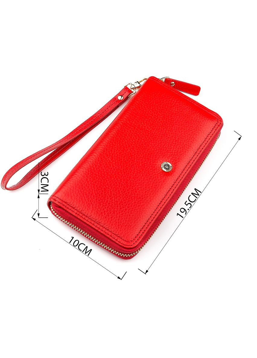 Кошелек женский из натуральной кожи 19,5х10х3 см 18464 BOSTON (329197342)