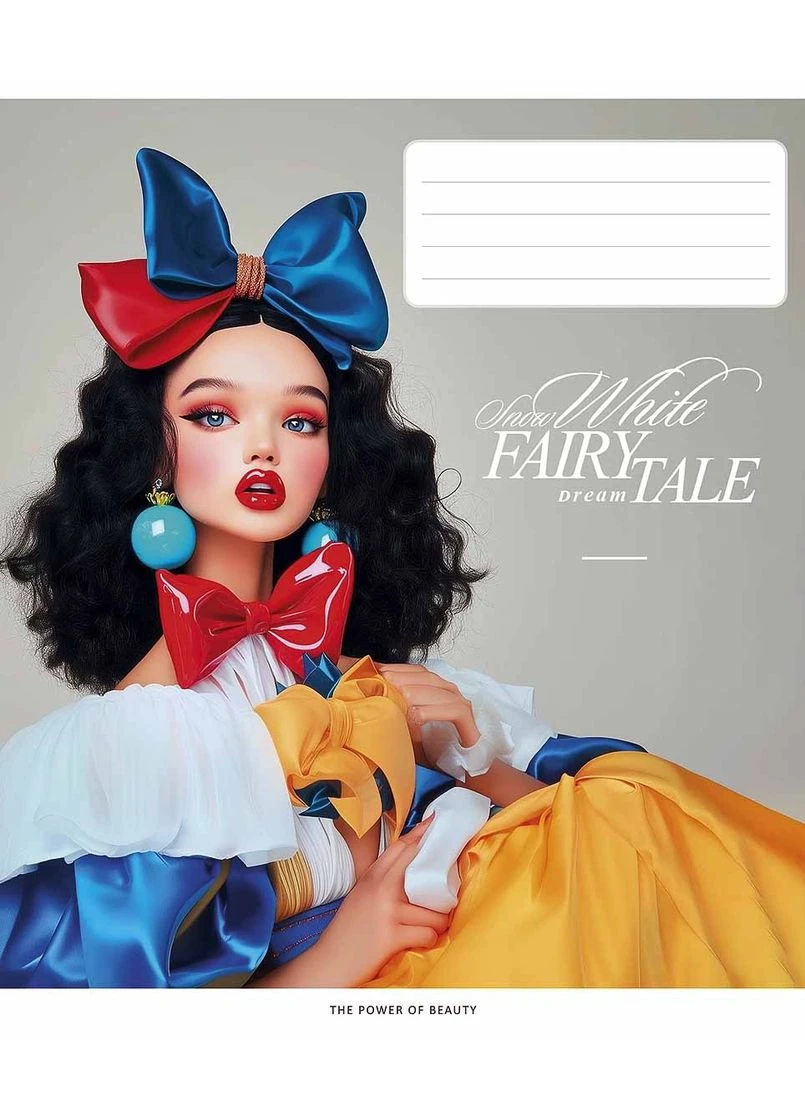 Зошит уч. " " 48арк.== /3542L/ "Fairytale" ВД-лак (дівчинка) (10/100) Школярик (392422058)