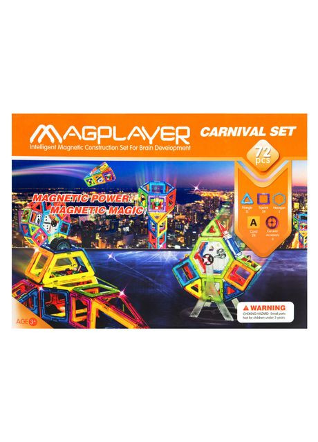 Конструктор Магнитный набор 72 элемента (MPA-72) MagPlayer (370256840)