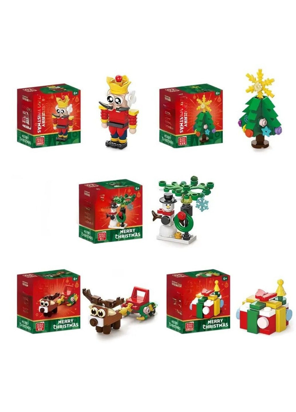 Новорічний Адвент Календар для дітей 10 в 1 No Brand (369150696)