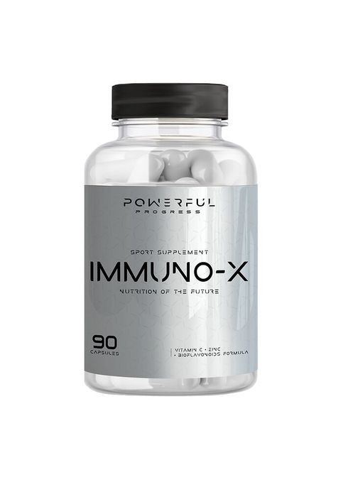 Витамины и минералы Immuno-X, 90 капсул для поддержки иммунной системы Powerful Progress (322209345)
