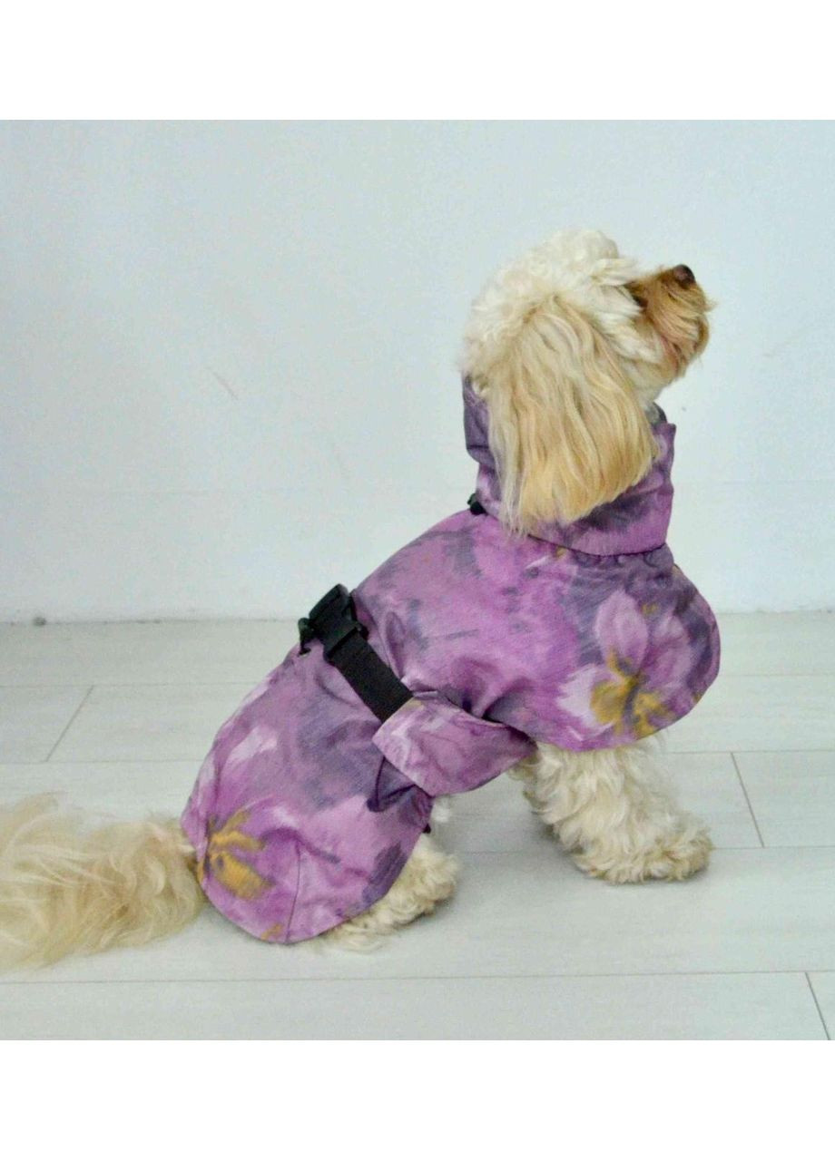 Дождевик плащ абстракция Фиолетовый M-117 Размер 7 Dogs Bomba (370275654)