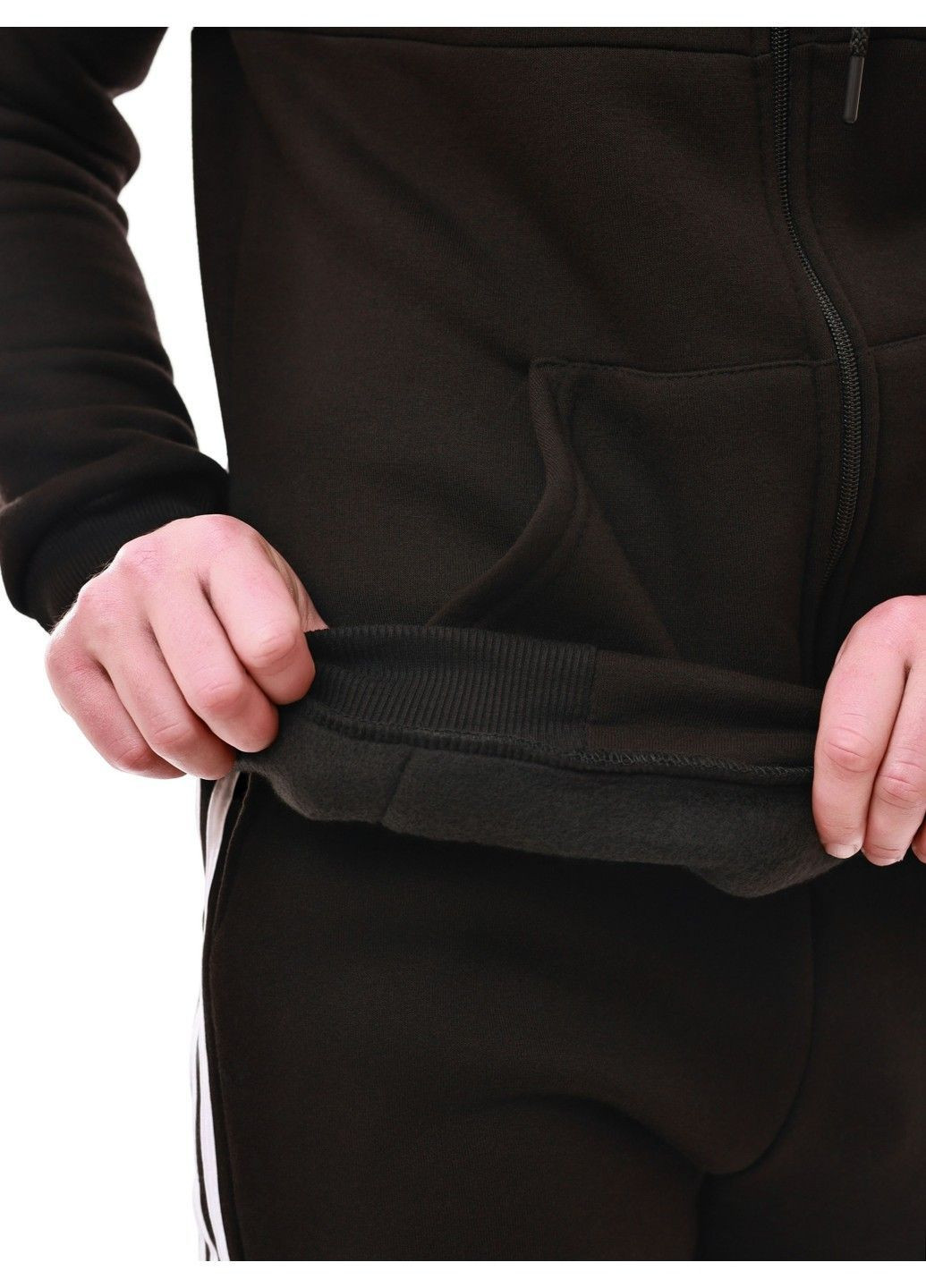 Чорний костюм спортивний чоловічий No Brand