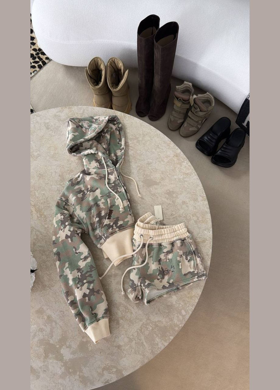 Жіночий хакі костюм No Brand (336213806)