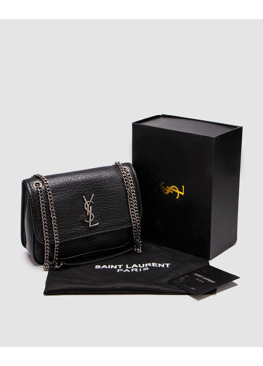 Сумка жіноча Niki in Grained Lambskin Black/Silver No Brand (367610030)