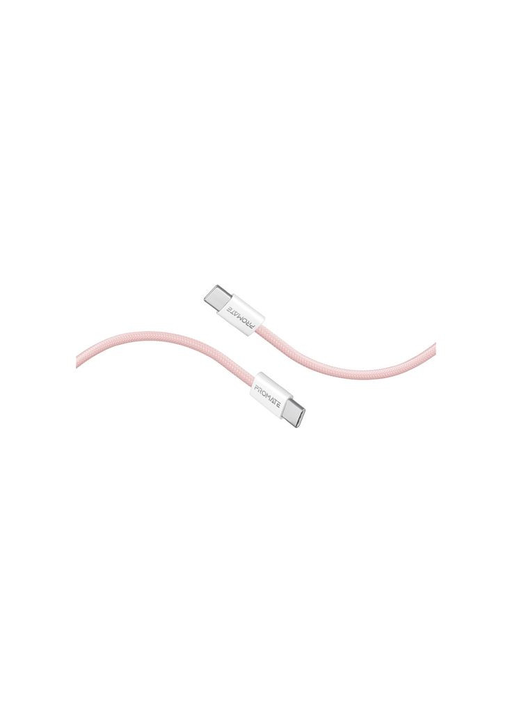 Дата кабель USB-C to USB-C ecoline-cc120.pink (m462903) Promate USB-C to USB-C 1.2m (367062666)