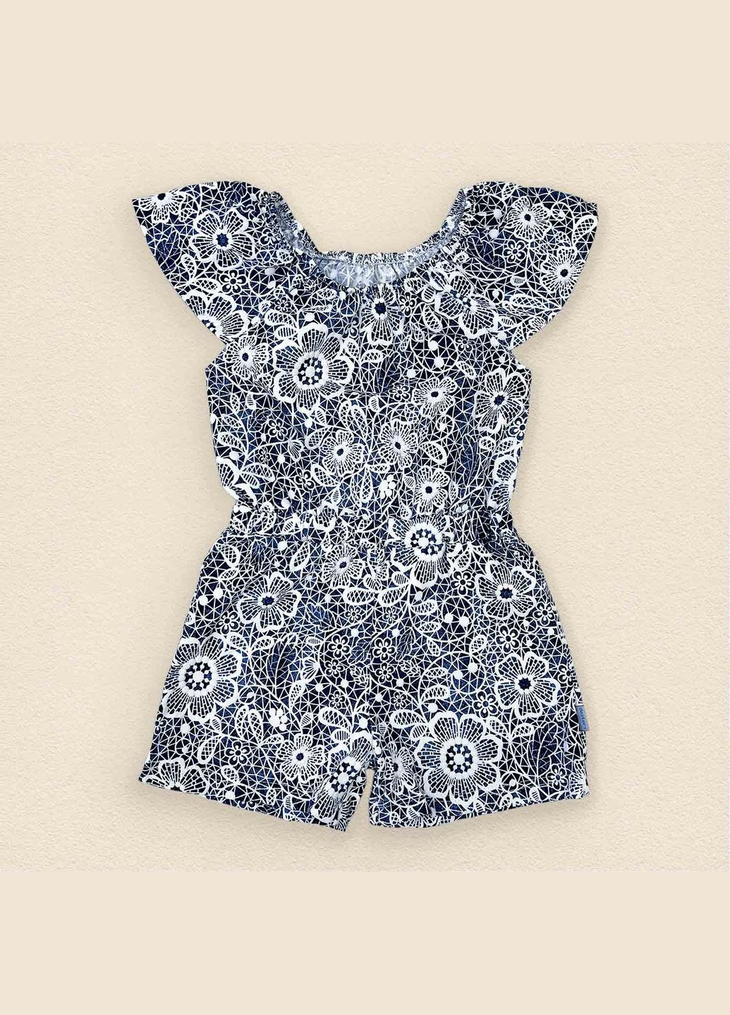 Комбінезон на літо для дівчинки Pattern Білий;Синій dexter's (290184600)