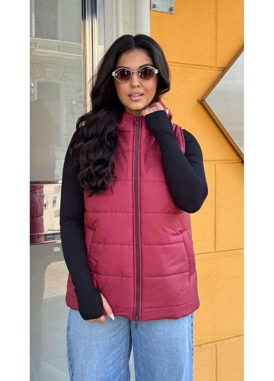Утепленный женский жилет с карманами InFashion Жилет (363058571)