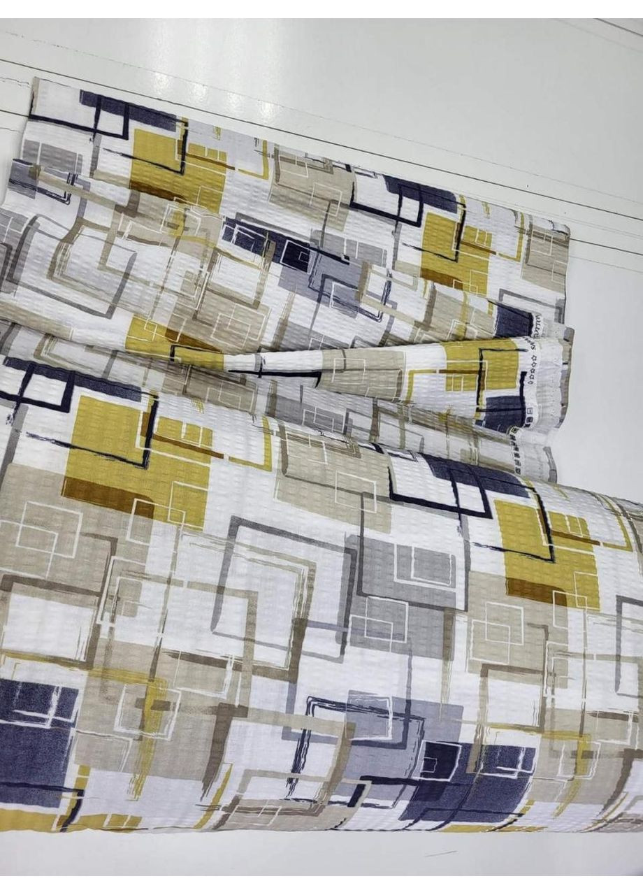 Постельное белье Сеул, ранфорс гофра (жатка) Двуспальный размер, наволочки 50/70 No Brand (364220547)