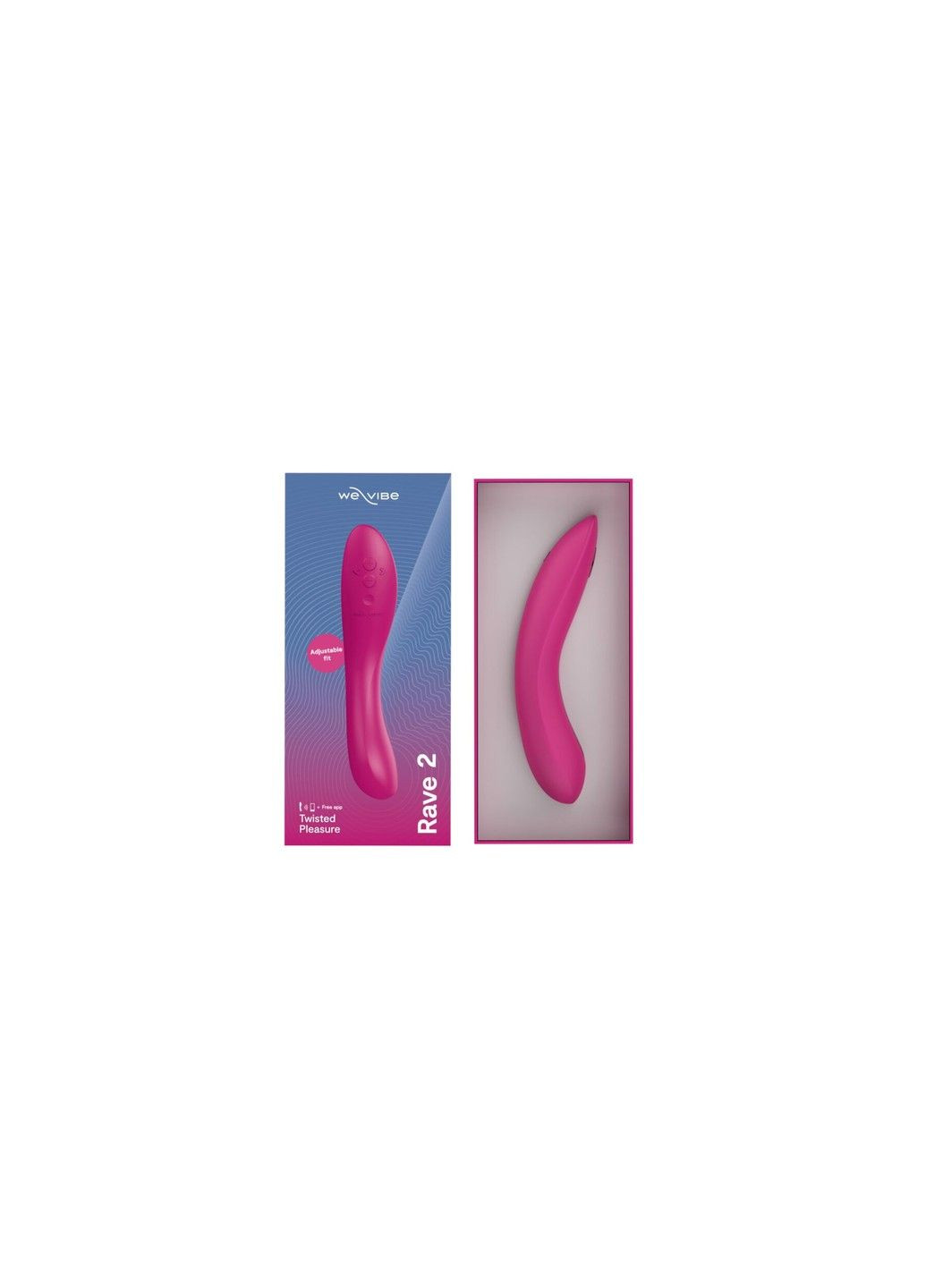 Смарт вибратор Rave 2 Twisted Pleasure Pink We-Vibe (316252587)