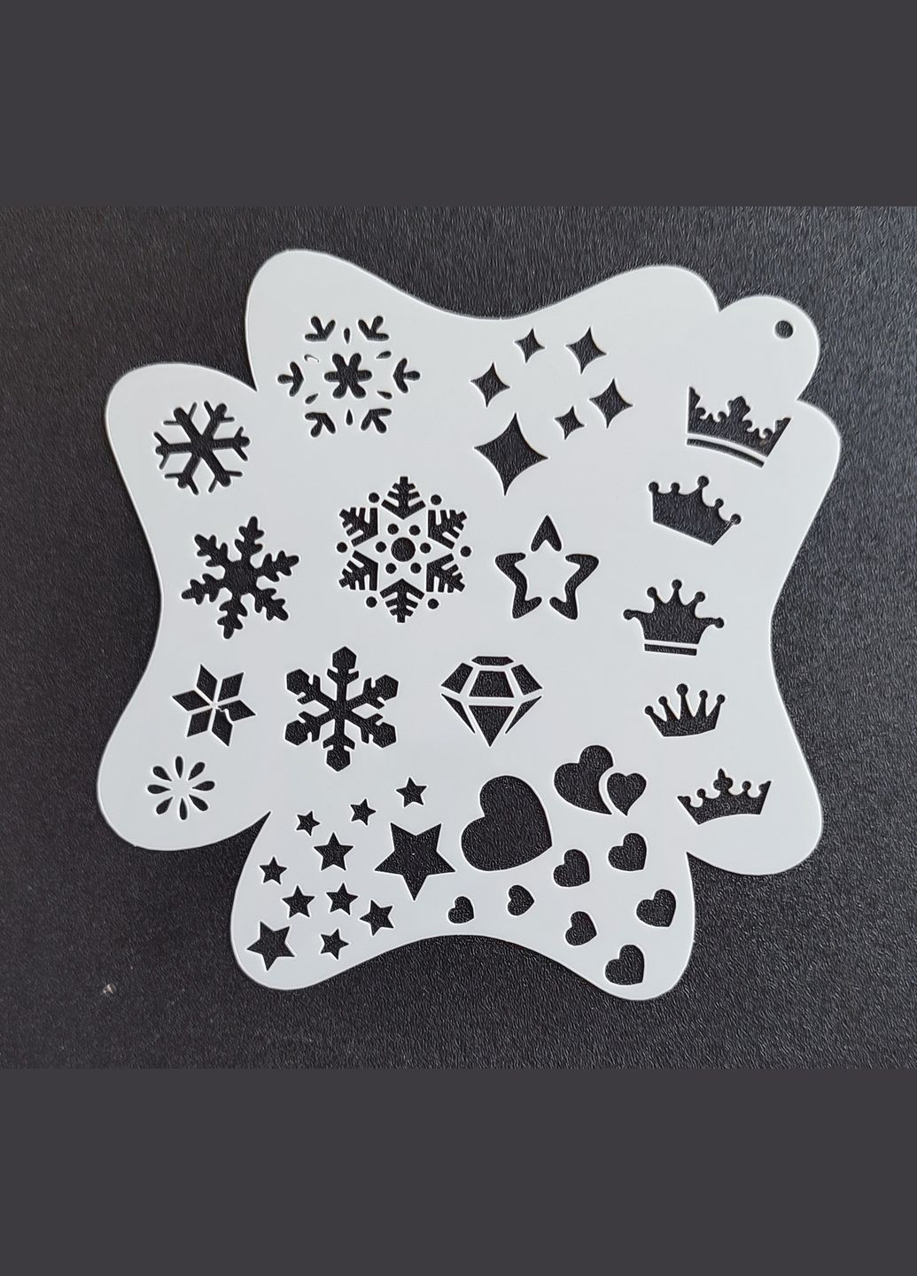 Трафарет многоразовый для боди арт №4 12,5 х 12,5 см No Brand (322210978)