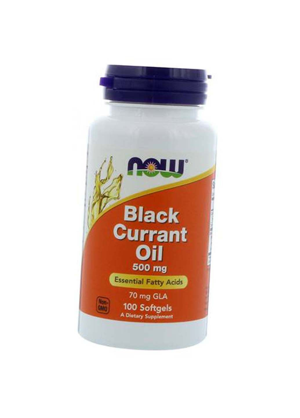 Black Currant Oil 500 100гелкапс Now Foods (292710437)