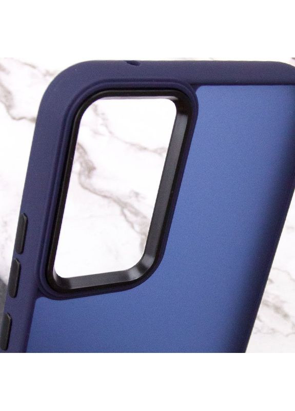 Чехол TPU+PC Lyon Frosted для Samsung Galaxy S24 Ultra Синий Epik (373255708)