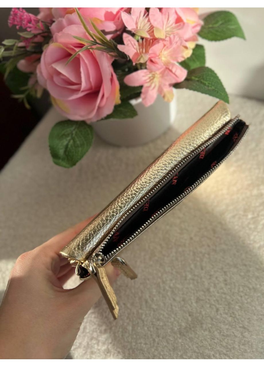 Гаманець жіночий золотий натуральна шкіра (964-674) Desisan (372474885)