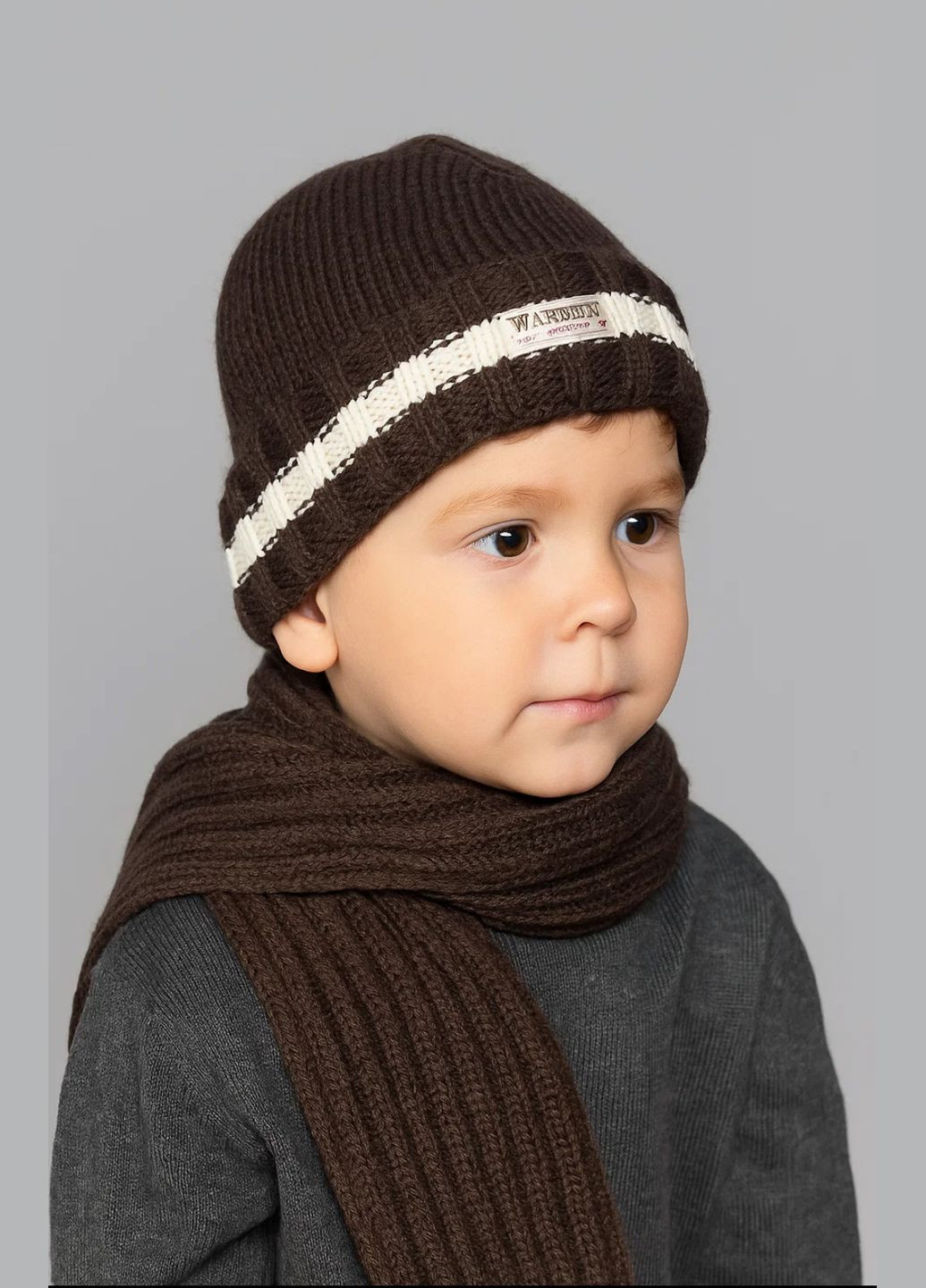 Шапка+шарф SZERYF MMDadak шапка+шарф (341173659)