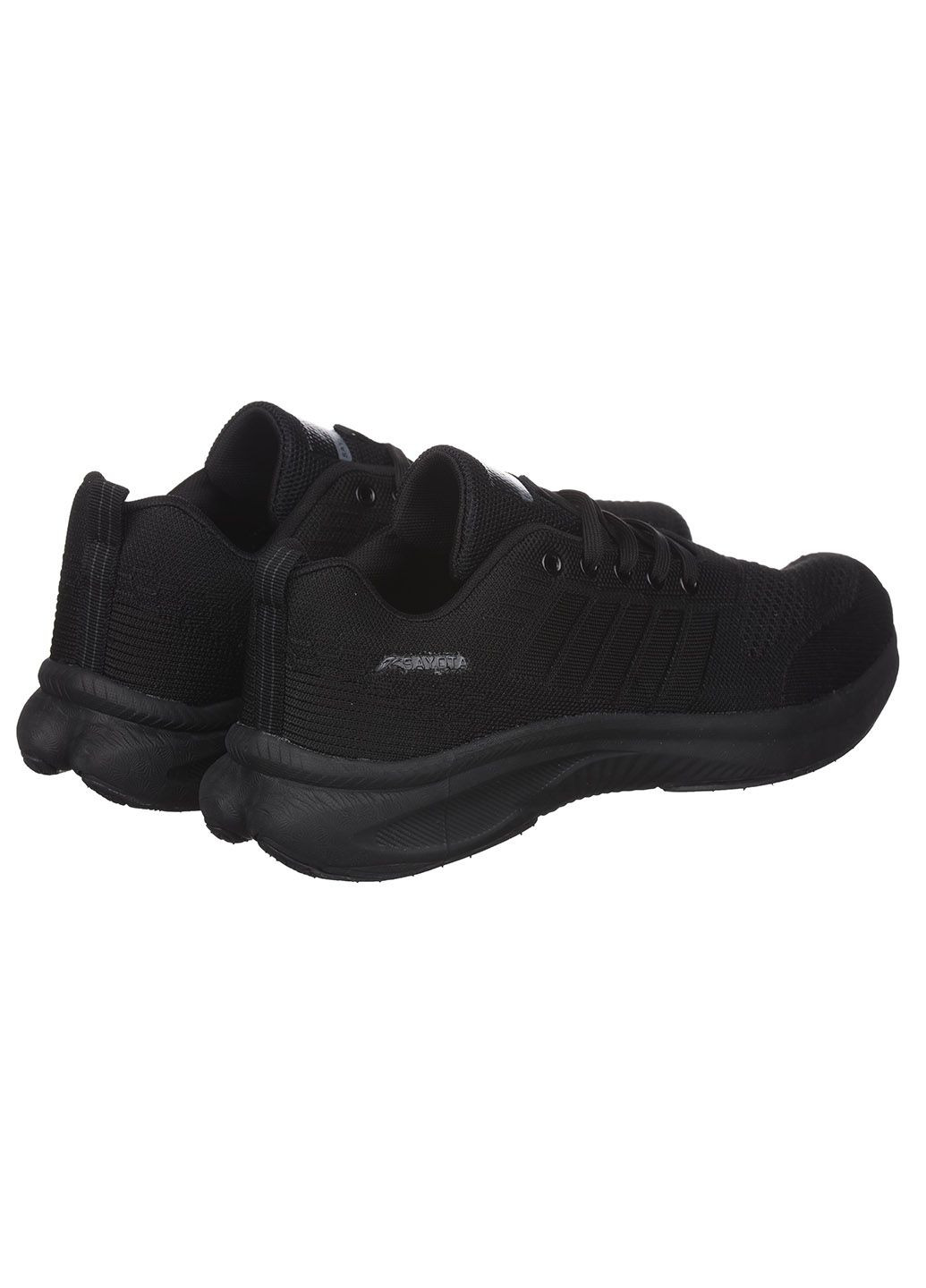 Черные демисезонные мужские кроссовки из текстиля спортивные Sayota
