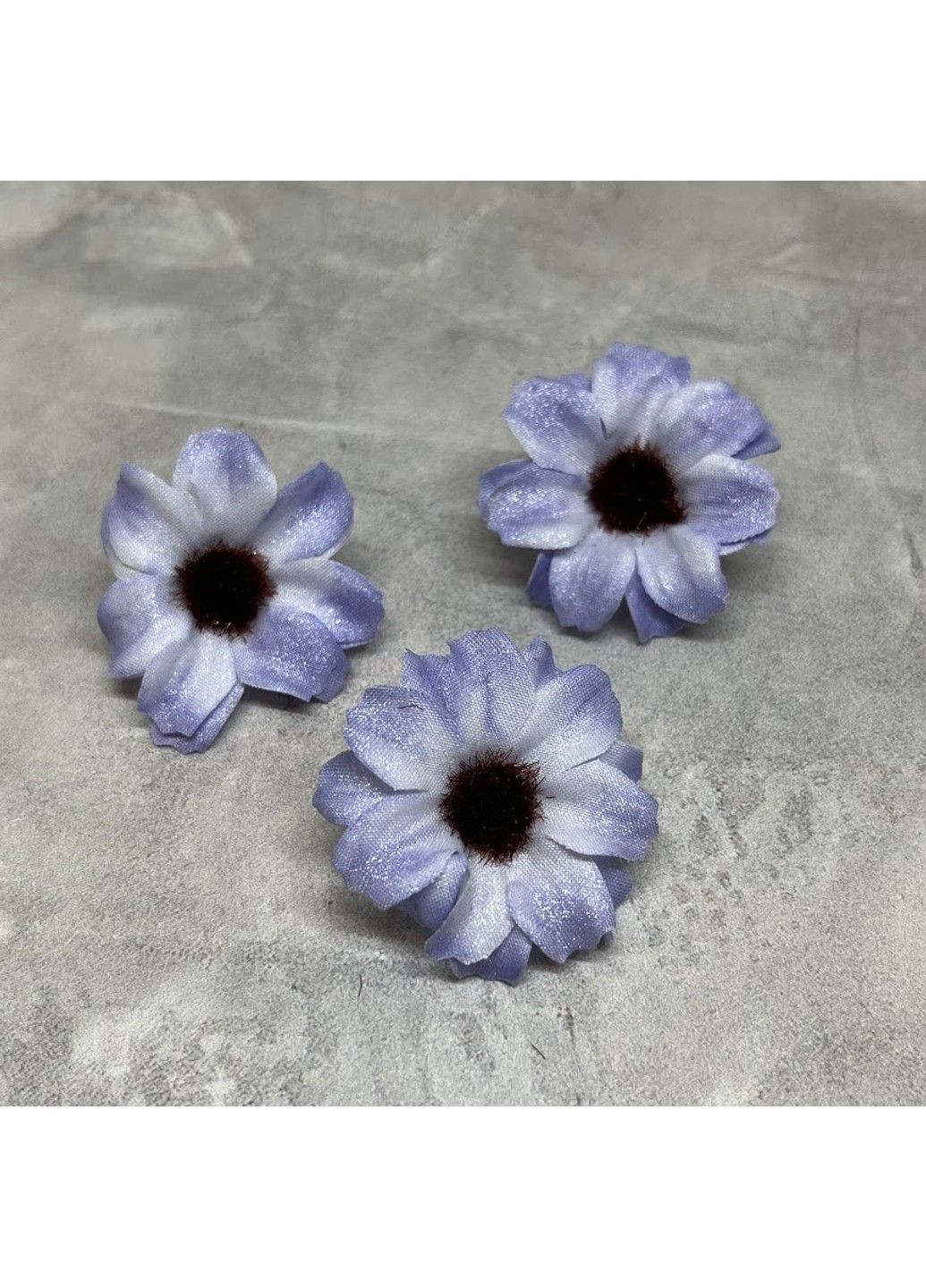 Бутон квітки "Рудбекія", 4 см, колір блакитний, поштучно No Brand (317206277)