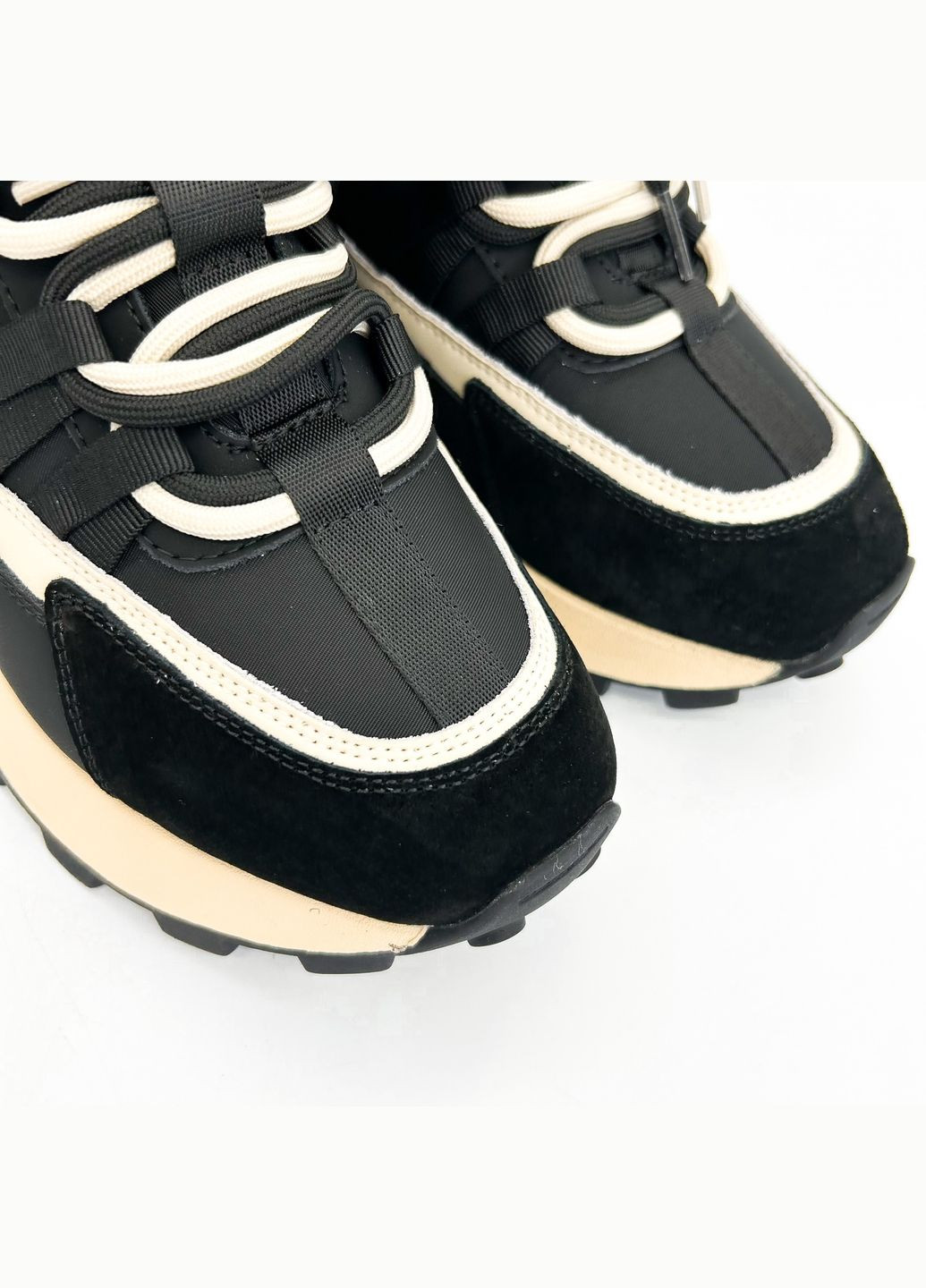 Чорні осінні кросівки (р) замша/текстиль 0-1-1-oak-1006k Lifexpert