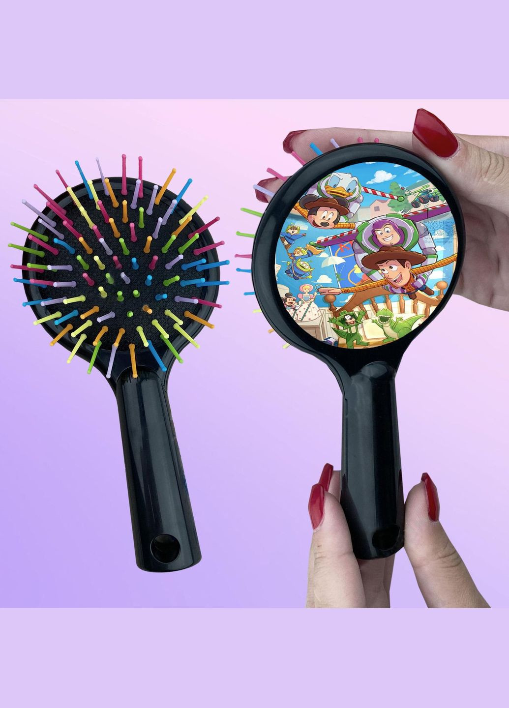 Дитячий Гребінець для волосся #0137 Чорний No Brand (315046542)