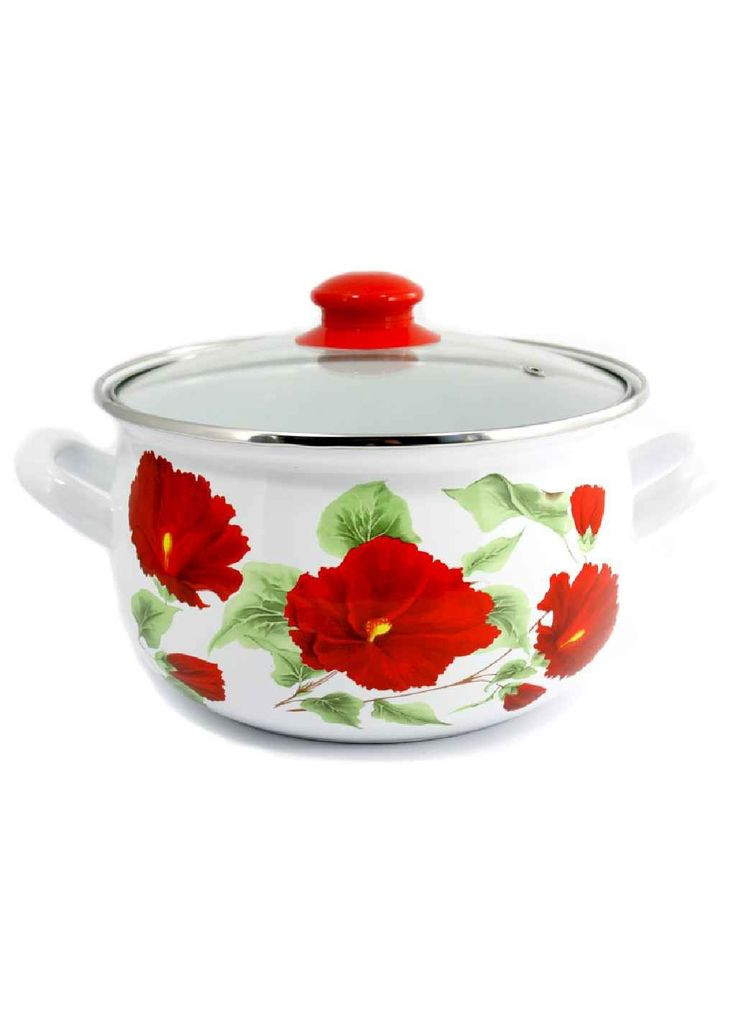 Кастрюля эмаль Каркаде 3,1л (m438717) Interos емаль Каркаде 3,1л (366568959)