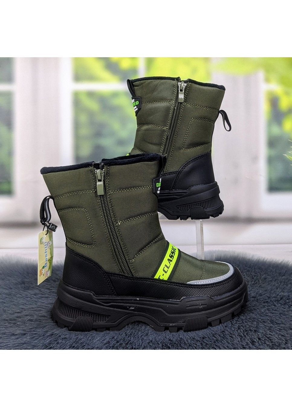 Чоботи дутики дитячі зимові для хлопчика Башили (307793015)