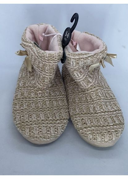 Розовые домашние тапочки Ardene с бантом