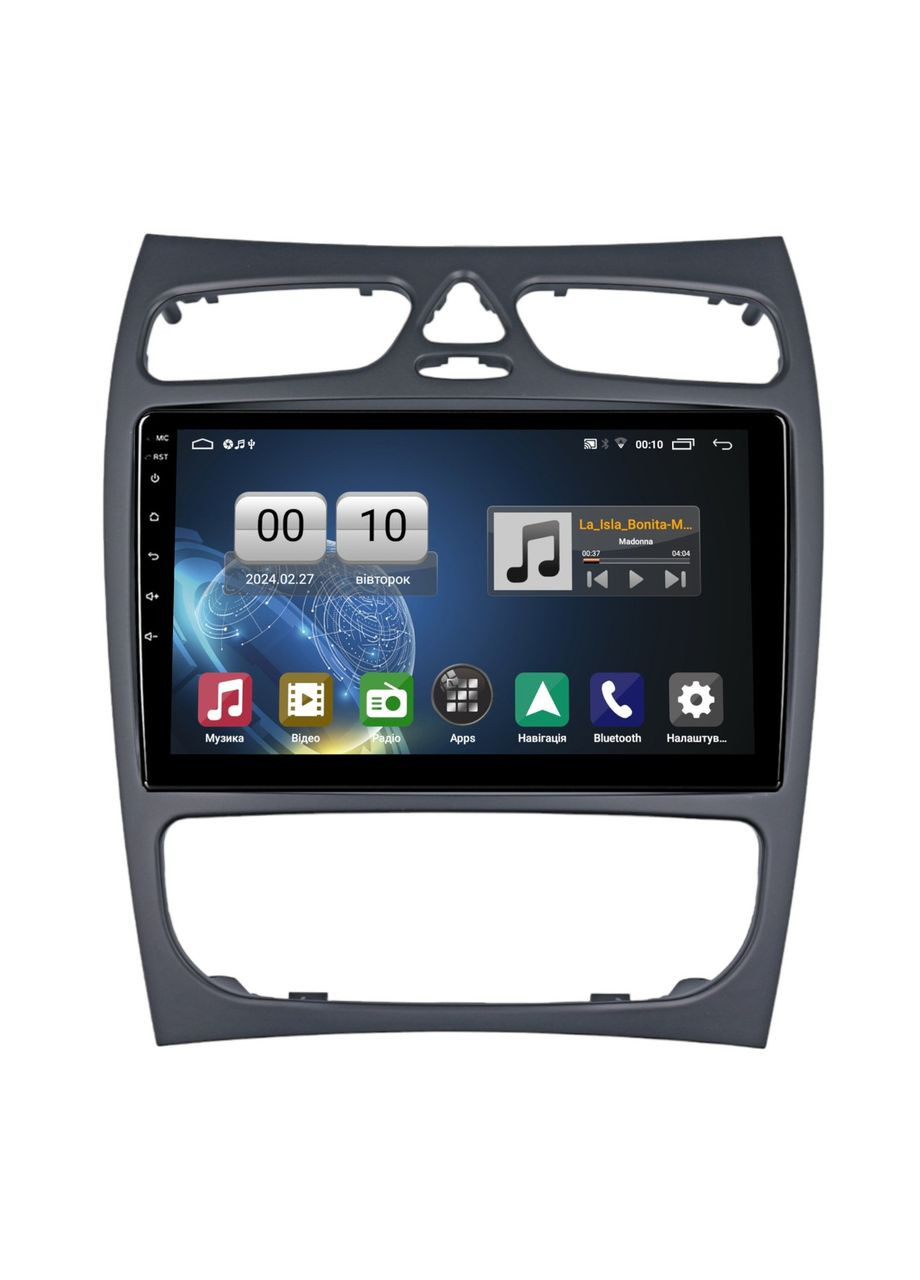 Штатная магнитола серии Q1 под Mercedes Benz CLK Class C209 A209 2002-2005 (F1) (W2)9 дюймов QIV (346500195)