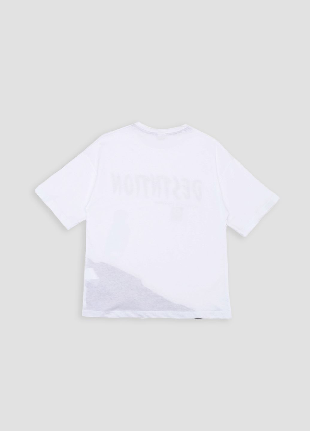 Белая летняя футболка с коротким рукавом для мальчика цвет белый цб-00242370 Beneti