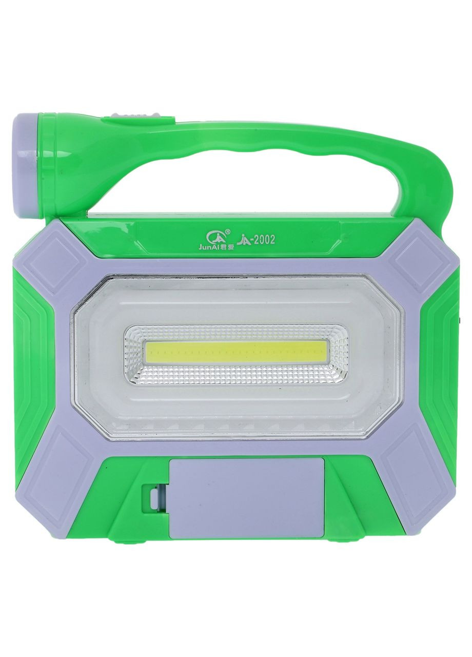 Ліхтар-прожектор переносний (пластик, OSL, COB, SMD, USB-вхід, на батарейках, розчин 20,5х21см) (JA-2002) X-Balog (361433579)