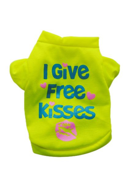 Світшот для котів Pet Style "Free kisses?" Жовтий L No Brand - (323236732)