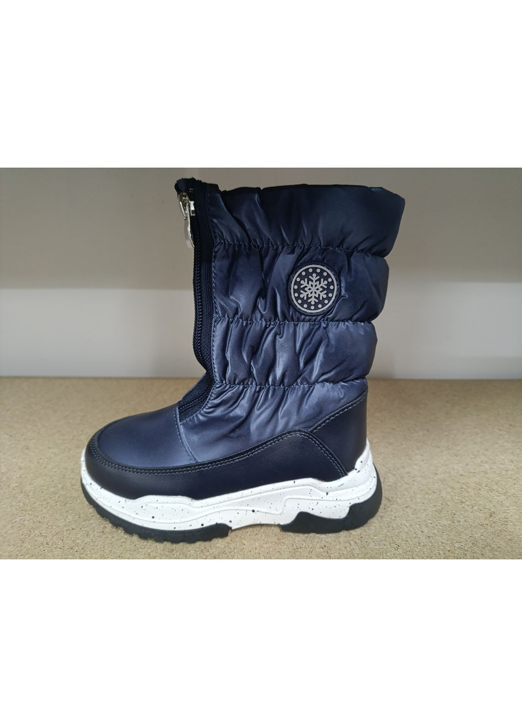 Синие дутики No Brand