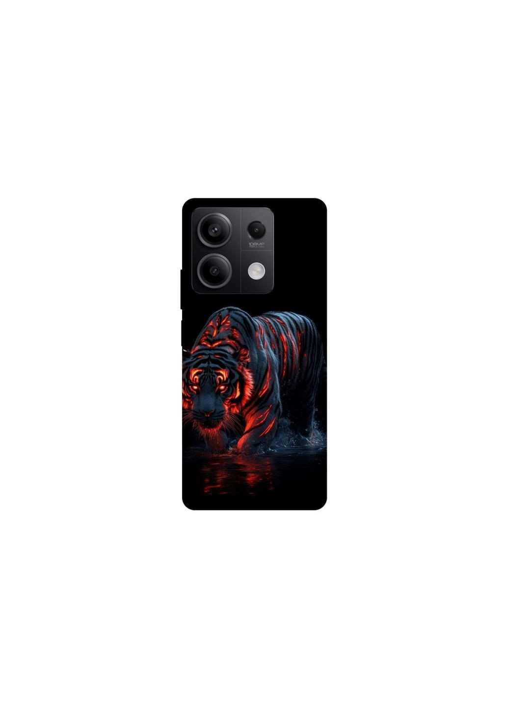 Чехол на Xiaomi Redmi Note 13 5G fire tiger Frontalka (354193868)