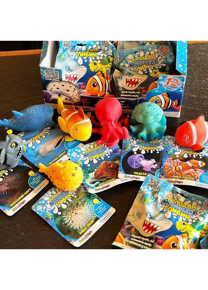 Стретч-игрушка Обладатели морских глубин #sbabam 115/CN22 в виде животного No Brand (330607147)